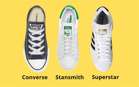 adidas superstar vs converse all star